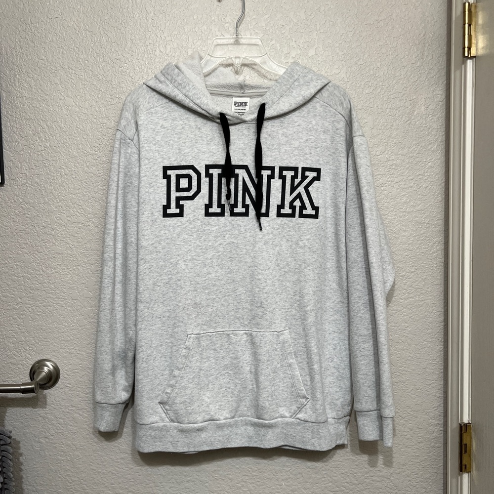 PINK Oversized Hoodie Sweatshirt